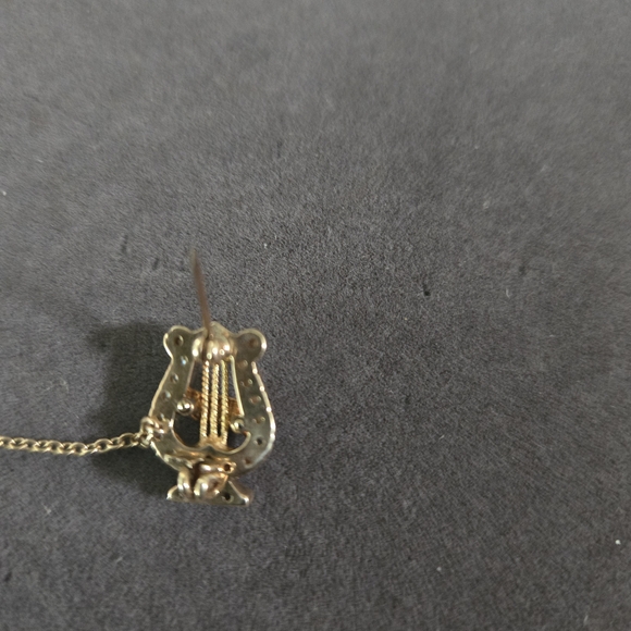 10k Gold Alpha Chi Omega Jeweled Member Badge, Chapter Guard, And Dangle - Picture 4 of 6